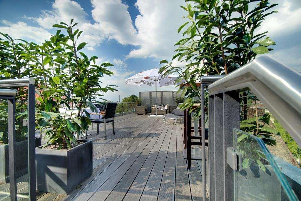 Qube Hotel Bahnstadt Heidelberg Étterem fotó